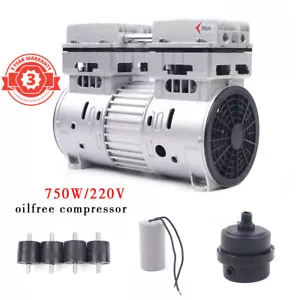 100PSI SUPER Silent Air Compressor Portable Direct Drive 4 CFM 220V 750W 8 Bar - Picture 1 of 17