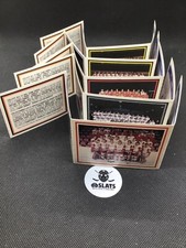 NHL 1990 KRAFT SINGLES THREE CARD PANEL TEAM CARDS (INTACT) LOT OF 5