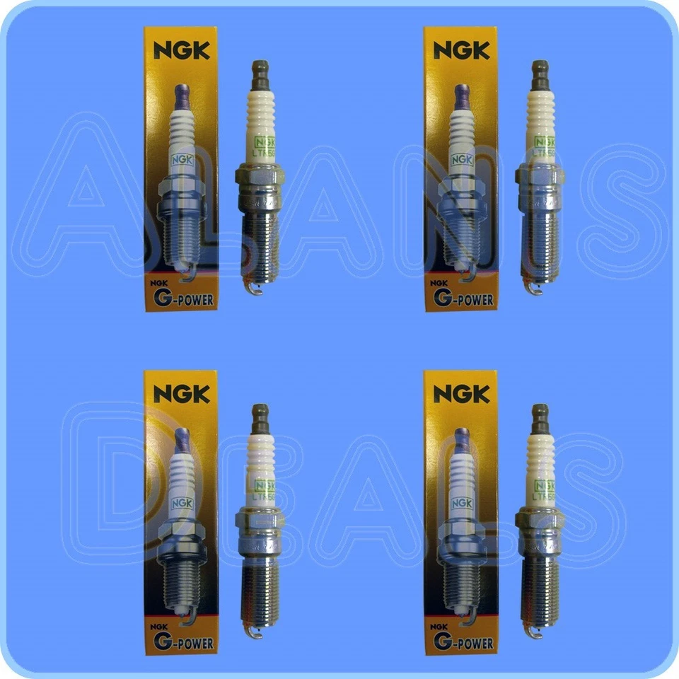 Juego de bujías de aleación de platino NGK LTR5GP G-Power 5019 genuinas (4) hechas en Japón Foto 1 de 2