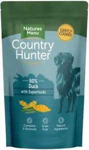 Natures Menu - Country Hunter - Complete Wet Dog Food - Succulent Duck - 6x150g - Picture 1 of 2