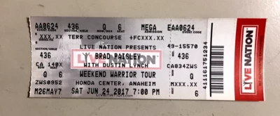 BRAD PAISLEY - 6/24/2017 - Honda Center - Anaheim, CA - Image 1 of 2