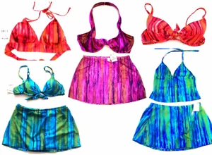 Sunsets Peacock, Eclipse & Sugar Magnolia Swimsuit Separates XS-XL/DD NWT - Picture 1 of 4