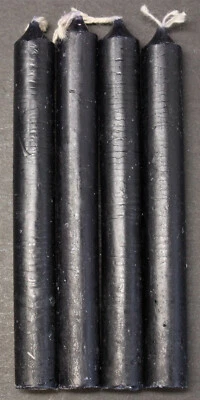 4英寸拼写蜡烛:4支-15种颜色可选(迷你锥形铃铛蜡烛) — 第 1/4 张图片