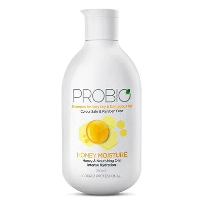 Champú hidratante Godrej Professional Probio Honey (250 ml) | con miel y aceites Foto 1 de 4