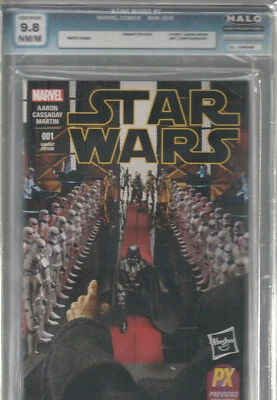 Cubierta Variante Hasbro Star Wars #1 - Marvel Comics 2015 - Losa 9.8 Estado  Foto 1 de 2