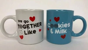 2er Set Oreo Tassen. "We go together like milk and cookies" Limited Ed. 4”t X3”d - Bild 1 von 4