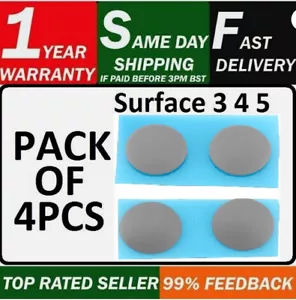 Pack of 4pcs Microsoft Surface Laptop 3,4,5 Bottom Case Feet 1867 1868 1950 - Picture 1 of 5
