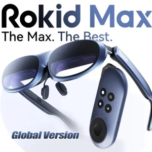 Rokid Max 2 AR Glasses 3D Smart VR Glasses Micro OLED Screen HUB Station AR Lite - Picture 1 of 37