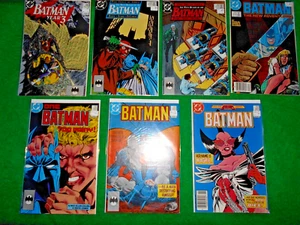 BATMAN COMICS 2ND PRINT/MULTI-PACK LOT (7) NM- 1986-1989 - Picture 1 of 3