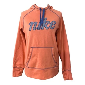 Sudadera con Capucha Nike Para Mujer Grande Rosa y Azul Ajuste Térmico Atlético Manga Larga - Imagen 1 de 13