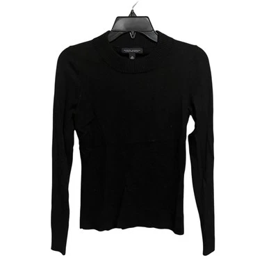 Banana Republic Black Sweater Woman's XS Extra Fine Merino Wool - Image 1 of 4