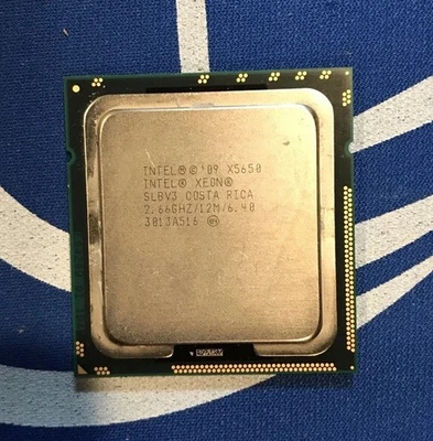 **LOT OF 2** Intel Xeon X5650 SLBV3 2.66GHz 6 Core 12MB LGA1366 CPU 95W - Image 1 of 2