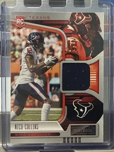 Nico Collins #RMA-NCO 2021 Panini Playbook Rookie Materials Texans Patch - Bild 1 von 5