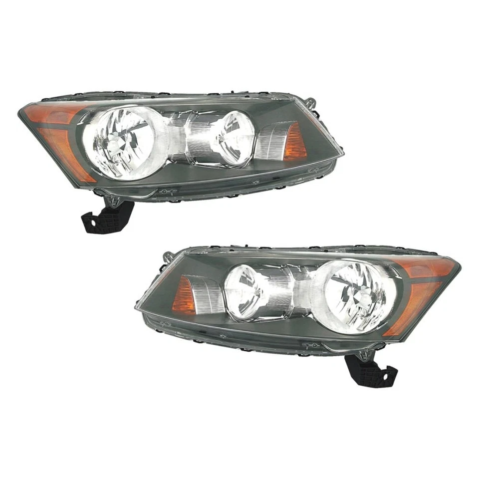 For Honda Accord 08-12 Dorman Driver & Passenger Side Replacement Headlight Set Foto 1 de 1