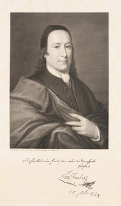 Portrait Nikolaus Ludwig Graf von Zinzendorf,  1734, Sst. Unbekannt (18.Jhd) - Bild 1 von 5