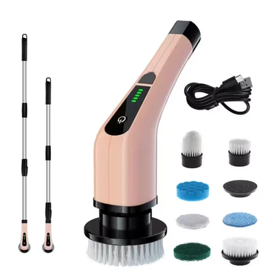 Cordless Portable Carpet Cleaners, Power Scrubber, 2-Speeds, 7-Brush Heads - Image 1 of 4