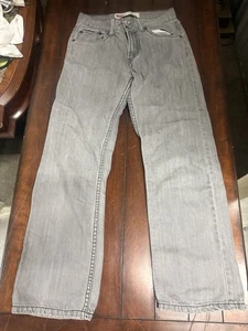Jeans Levi's 505 dritto donna grigio 27 x 27 - Foto 1 di 6