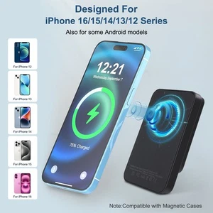 22,5W Wireless Powerbank Magnetische Powerbank für iPhone 15/14/13/12 Samsung - Zdjęcie 1 z 22