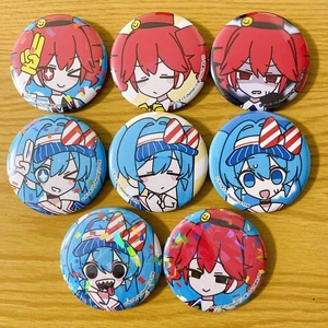 Kasane Teto Hatsune Miku Mesmerizer Blind Can Badge Set of 8 Complete Set - Picture 1 of 3