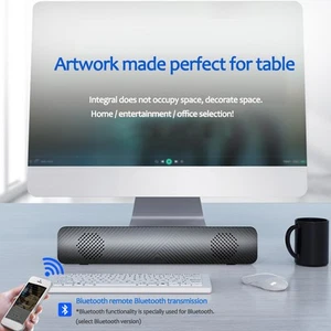 `Computer-Lautsprecher Computer Mini USB Soundbar Lautsprecher Für - Photo 1/11