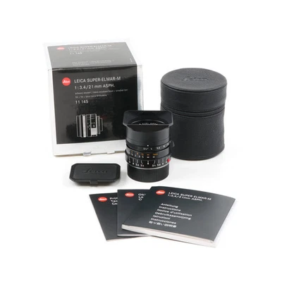 LEICA 21MM F3.4 SUPER-ELMAR-M ASPH 6 BITS + CAJA 11145 #5285 Foto 1 de 4