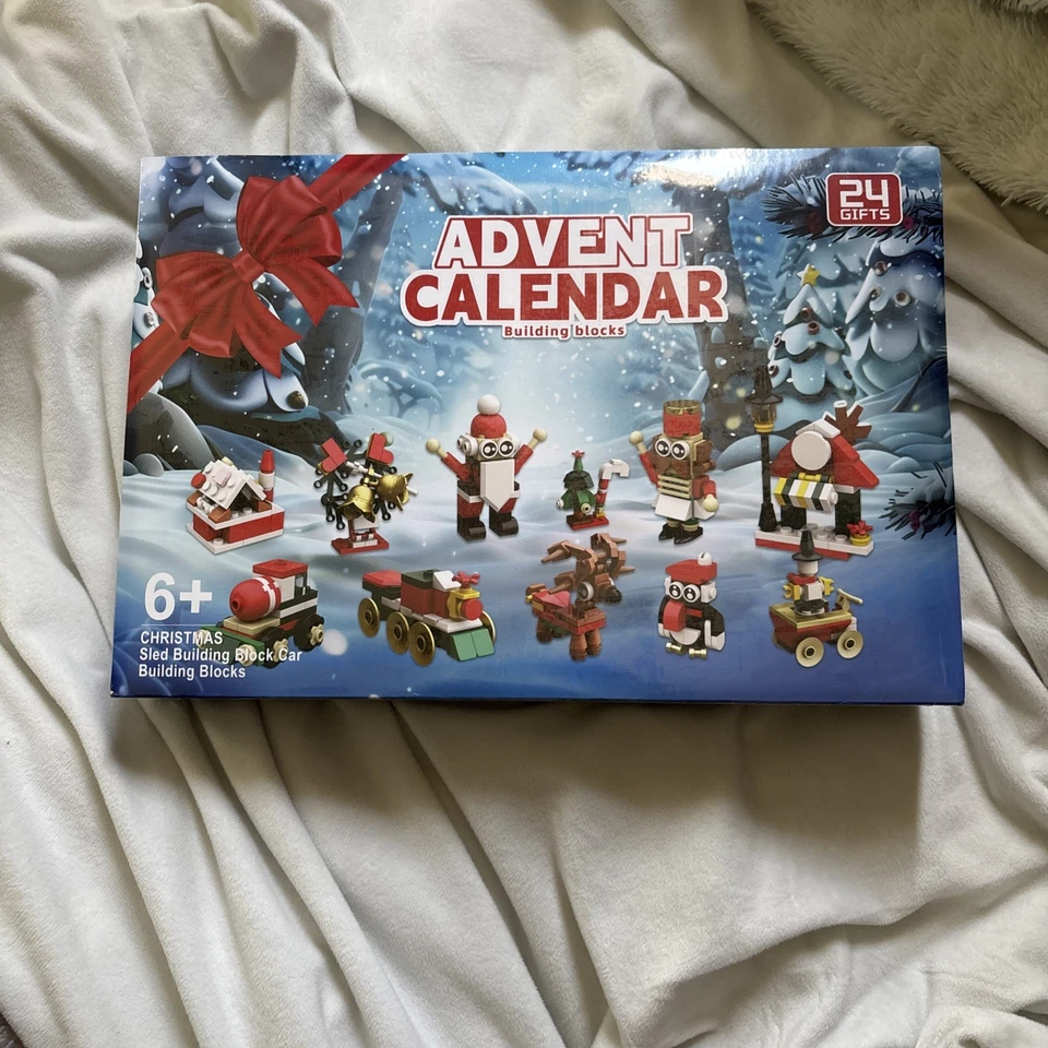 Advent Calendar Building Blocks 24 Gifts Ages 6+ Christmas Sled Building Blocks - Image 1 of 1