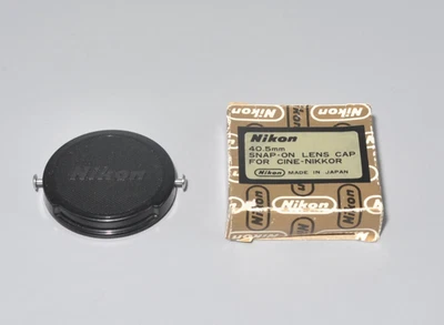 Exc*  Nikon 40.5mm Snap-on Lens Cap for Cine-Nikkor - Image 1 of 4