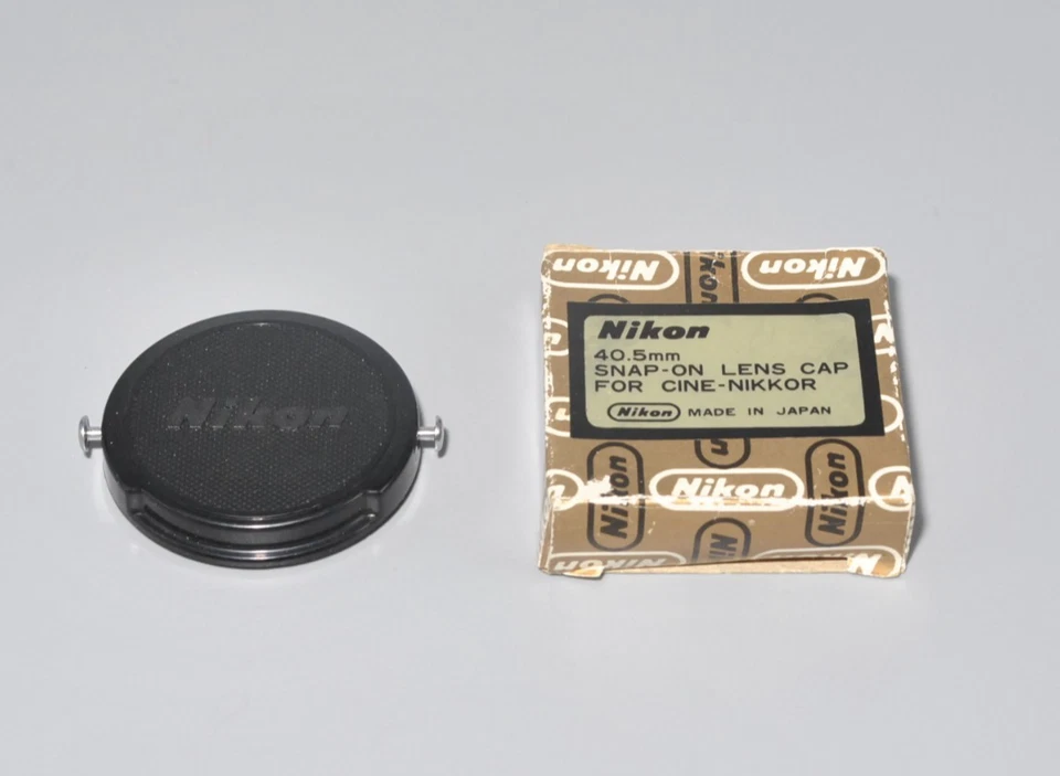 Exc*  Nikon 40.5mm Snap-on Lens Cap for Cine-Nikkor - Image 1 of 4