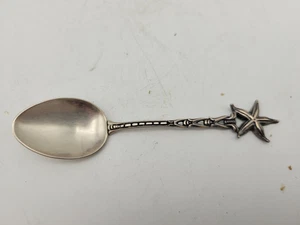 Alter Silber 835 Löffel mit Seestern - Bild 1 von 5