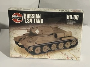 Vintage AIRFIX Russian T.34 Tank Model Kit Sealed HO/OO Series 1 1986 - Picture 1 of 5