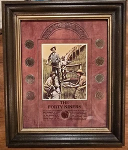 Framed Coins Set of 5 incl Pony Express Round Up Native American *NEW* - Picture 1 of 5