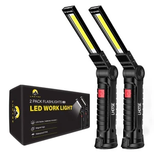 Rechargeable Work Lights, LED Work Light with Magnetic Base & Hanging Hook, 3... - Picture 1 of 6