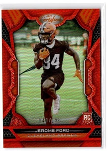 2022 Panini Certified Jerome Ford RC #177 Mirror Orange #/149 Cleveland Browns - Picture 1 of 2