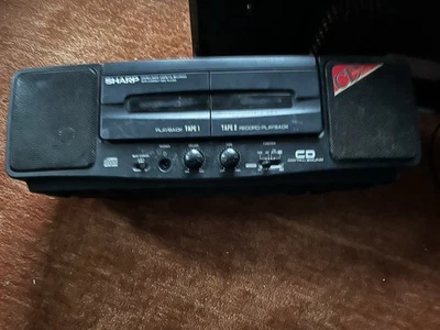 Sharp бумбокс WQ-CD66 компакт-диск двойной кассеты AM/FM радио - Изображение 1 из 3
