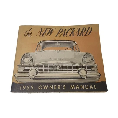 Manual del propietario PACKARD 1955 vintage - 52 páginas - 7 1/2" x 6" - VER DESCRIPCIÓN Y FOTOS Foto 1 de 4
