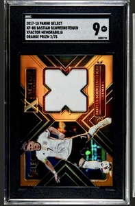 2017 Select Bastian Schweinsteiger X-Factor Memorabilia Orange /75 SGC 9 Pop 1 - Picture 1 of 3
