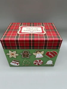 Hallmark Holiday Weihnachten Rezeptbox mit versiegelten Rezeptkarten & Teilern - Bild 1 von 8