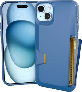Custodia Smartish VT23P-TEAL Wallet Slayer Air-pocket 6,7" per iPhone 15 Plus - Foto 1 di 8