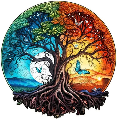 Puzzle in Legno 280 Pezzi, Animali Con Scatola Regalo - Immagine 1 di 4