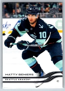 2025-26 Upper Deck Series 1 #145 Matty Beniers Seattle Kraken - Picture 1 of 2