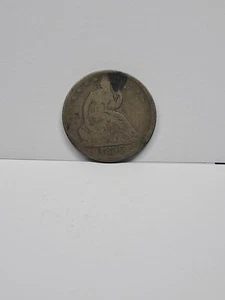 1856 50C Seated Liberty Half Dollar - Picture 1 of 2