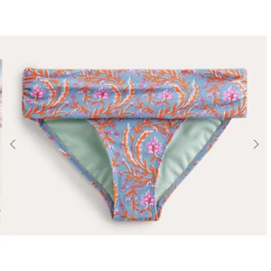 Boden Levanzo Amalfi Fold Over Bikini Swim Bottoms | Sz 16 18 Delph Blue NWT - Picture 1 of 4