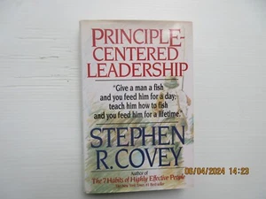 Principle-Centered Leadership by Stephen R. Covey (1991, Hardcover) - Picture 1 of 2