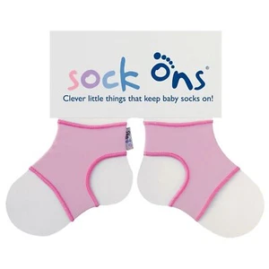 SOCK ONS Baby Sockenhalter  6-12 Monate Rosa - Bild 1 von 1