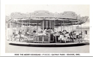 SEASIDE, OREGON - TIOVIVO EN GATEWAY PARK - POSTAL PUBLICITARIA - Imagen 1 de 2