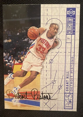 Grant HIll 1994 Collector's Choice International Italian-Gold Signature #379 Roo - Image 1 of 2