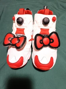 Rare Reebok Insta Pump Fury Hello Kitty Collaboration 24cm kawaii - Picture 1 of 5