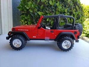 1/18 Diecast Jeep Wrangler Rubicon In Red - Picture 1 of 12