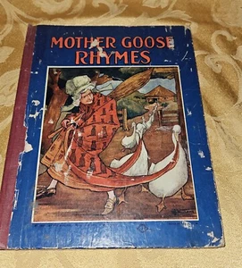 Vintage 1922 Mutter Gans Reime - Saalfield Verlag HC - Bild 1 von 4