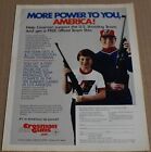 1984 Print Ad Crosman Air Guns Rifle 760 Pumpmaster US Shooting Team boys art